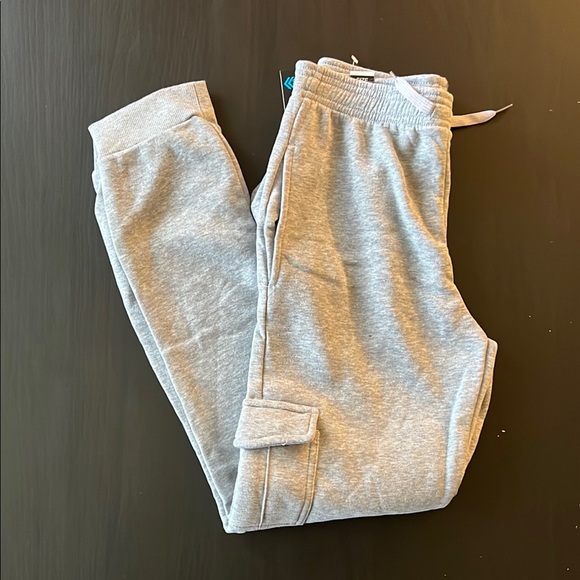 Gray Kids Cargo Joggers - Picture 2 of 5